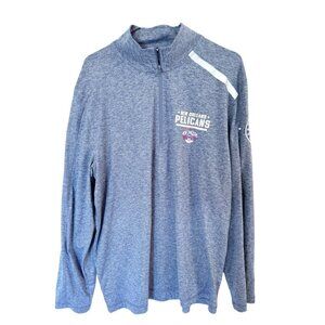 New Orleans Pelicans Patriotic Quarter Zip Size Large
